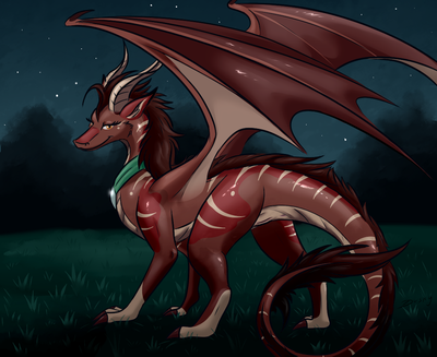 Nighttime Stroll
art by muskydusky
Keywords: dragoness;female;feral;solo;vagina;muskydusky