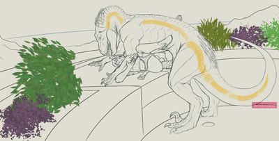 Indoraptor on the Roof
art by nakoo
Keywords: beast;jurassic_world;dinosaur;theropod;raptor;indoraptor;feral;human;man;male;M/M;penis;missionary;anal;nakoo