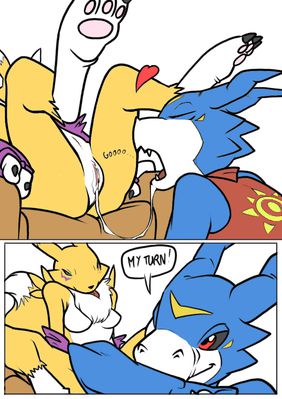 Digilands 9
art by nanogrrr and gadonstriom
Keywords: comic;anime;digimon;dragon;furry;canine;fox;flamedramon;renamon;male;female;anthro;breasts;M/F;vagina;oral;spooge;nanogrrr;gadonstriom