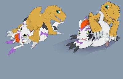 Agumon x Gomamon
art by narse
Keywords: anime;digimon;dragon;furry;sea_lion;guilmon;gomamon;male;anthro;M/M;penis;oral;spooge;narse