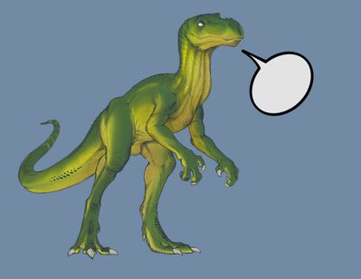 Dino Idea
art by narse
Keywords: dinosaur;theropod;male;feral;solo;non-adult;narse