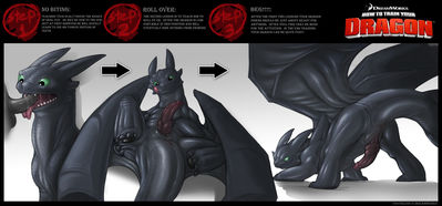 Dragon Trainer
art by narse
Keywords: beast;how_to_train_your_dragon;httyd;night_fury;toothless;human;dragon;male;anthro;M/M;penis;oral;presenting;narse