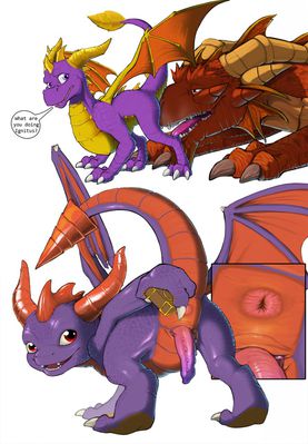 Spyro 2017
art by narse
Keywords: videogame;spyro_the_dragon;dragon;spyro;ignitus;male;anthro;solo;M/M;oral;anal;narse