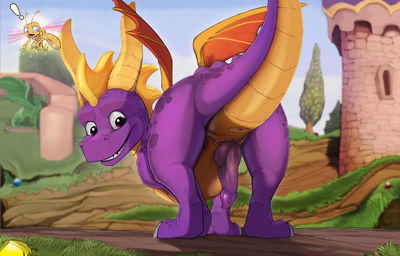 Spyro Ignited
art by narse
Keywords: videogame;spyro_the_dragon;dragon;spyro;male;anthro;solo;penis;narse