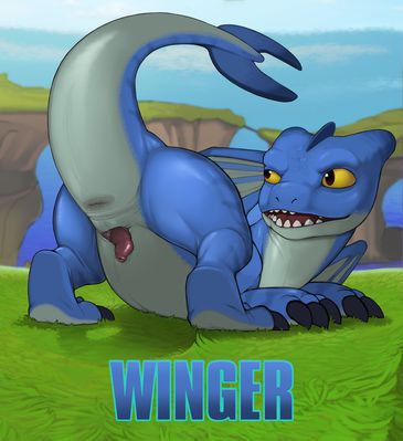 Winger (Rescue_Riders)
art by narse
Keywords: cartoon;how_to_train_your_dragon;rescue_riders;dragon;swiftwing;winger;male;anthro;solo;penis;presenting;narse