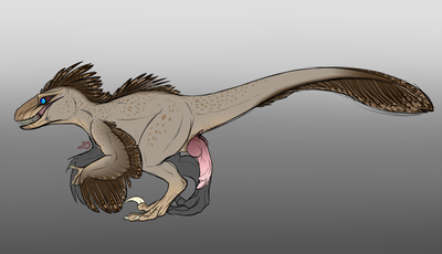 Male Raptor
art by nastyvirus
Keywords: dinosaur;theropod;raptor;male;feral;solo;penis;nastyvirus