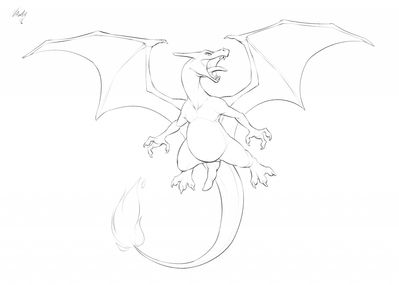 Charizard
art by nawka
Keywords: anime;pokemon;dragon;charizard;male;anthro;solo;penis;nawka