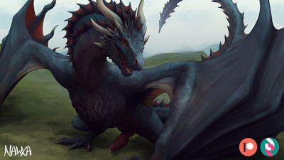 Drogon
art by nawka
Keywords: game_of_thrones;drogon;dragon;wyvern;male;feral;solo;penis;spooge;nawka