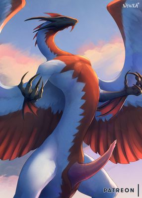 Ojutai (Magic The Gathering)
art by nawka
Keywords: magic_the_gathering;dragon;ojutai;male;feral;solo;penis;nawka