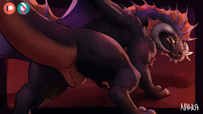 Onyxia Presenting (Warcraft)
art by nawka
Keywords: videogame;world_of_warcraft;onyxia;dragoness;female;feral;solo;vagina;presenting;nawka