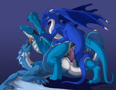 Drake Double Penetration
art by necrodrone13
Keywords: dragon;male;feral;M/M;threeway;penis;double_penetration;from_behind;cowgirl;anal;necrodrone13