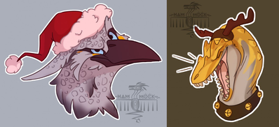 Donations
art by neonspaceartist
Keywords: dinosaur;theropod;allosaurus;gryphon;male;feral;non-adult;holiday;neonspaceartist