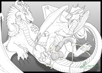 Riding the Ds
art by nero_eternity
Keywords: dragon;dragoness;male;female;feral;M/F;penis;hemipenis;reverse_cowgirl;vaginal_penetration;masturbation;ejaculation;spooge;nero_eternity