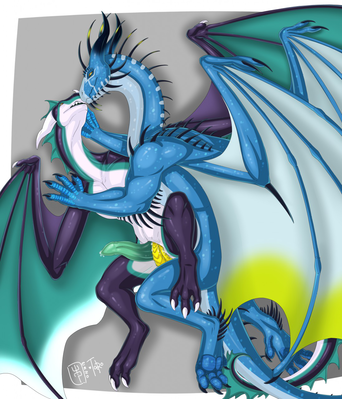 Drake Sex
art by neverneverland
Keywords: dragon;male;feral;M/M;penis;spoons;docking;spooge;neverneverland