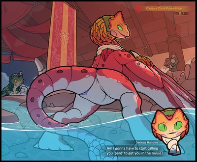 Pukei-pukei (cloaca)
art by nexivian
Keywords: videogame;monster_hunter;bird_wyvern;pukei-pukei;female;feral;solo;cloaca;nexivian