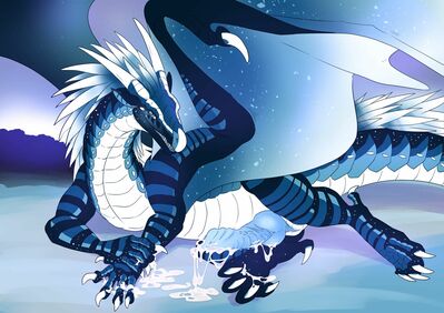 Night_Frost alt (Wings_of_Fire)
unknown creator
Keywords: wings_of_fire;icewing;nightwing;hybrid;dragon;male;feral;solo;penis;spooge