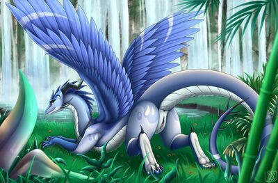 Forest Dragoness
art by nira_the_dark
Keywords: dragoness;female;feral;solo;vagina;presenting;nira_the_dark