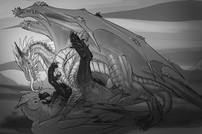 Dangerous Endeavours
art by nitrods
Keywords: dragon;gryphon;male;feral;M/M;penis;missionary;anal;nitrods