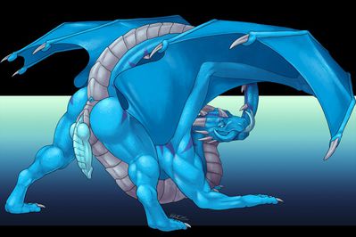 Glacius_Draconian
art by nitrods
Keywords: dragon;male;feral;solo;penis;presenting;nitrods