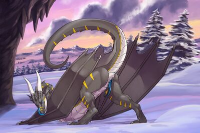 Icicle in its Element
art by nitrods
Keywords: dragon;wyvern;male;feral;solo;penis;presenting;nitrods