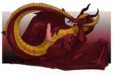 Laid Back
art by nitrods
Keywords: dragon;male;feral;solo;penis;spooge;nitrods