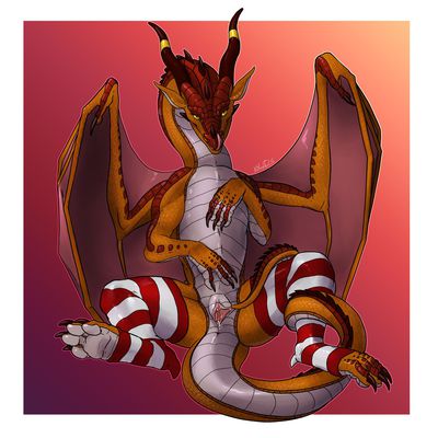 Skywing Exposed (Wings_of_Fire)
art by nitrods
Keywords: wings_of_fire;skywing;dragoness;female;feral;solo;vagina;spread;tailplay;spooge;nitrods