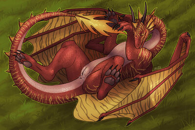 Zheradra Pinup
art by nitrods
Keywords: dragoness;female;feral;solo;vagina;spooge;nitrods