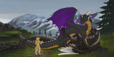 Can I Pass?
art by novery and dirtyfox911911
Keywords: dragon;dragoness;male;female;feral;furry;canine;wolf;anthro;M/F;penis;missionary;humor;novery;dirtyfox911911