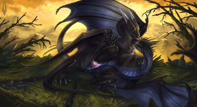 Claimed Wyverness
art by nulkurrak
Keywords: dragon;dragoness;wyvern;male;female;feral;M/F;penis;missionary;vaginal_penetration;spooge;nulkurrak