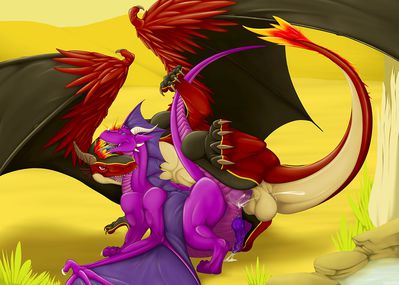 Drac and Sulfer
art by nx-3000
Keywords: dragon;male;feral;M/M;penis;from_behind;anal;spooge;nx-3000