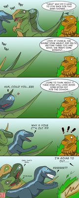 Jurassic World Trouble 6
art by nx-3000
Keywords: comic;jurassic_world;dinosaur;theropod;raptor;deinonychus;blue;charlie;delta;echo;male;female;feral;anthro;M/F;suggestive;nx-3000