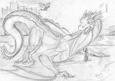 Dawn of the Dragon
art by nyhgault
Keywords: game_of_thrones;dragon;wyvern;male;feral;solo;transformation;non-adult;nyhgault
