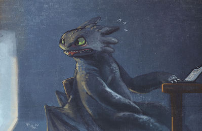 Oh Crap...
art by racoonwolf
Keywords: how_to_train_your_dragon;night_fury;toothles;dragon;male;feral;solo;masturbation;humor;racoonwolf