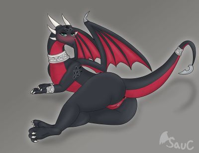 Cynder
art by onesaucydragon
Keywords: videogame;spyro_the_dragon;cynder;dragoness;female;feral;solo;vagina;onesaucydragon