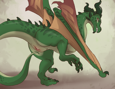 Wyvern
art by otherwords
Keywords: dragoness;wyvern;female;feral;solo;vagina;presenting;otherwords