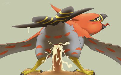 Talonflame
art by owlletta
Keywords: beast;anime;pokemon;bird;avian;talonflame;female;anthro;human;man;male;M/F;penis;reverse_cowgirl;vaginal_penetration;spooge;owlletta