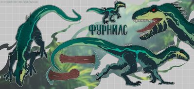 Furnias Refsheet
art by owl_light
Keywords: dinosaur;theropod;raptor;male;feral;solo;penis;closeup;reference;owl_light