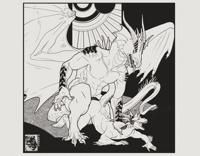 Big Dom
art by p-sebae
Keywords: dragon;dragoness;male;female;anthro;M/F;penis;from_behind;suggestive;p-sebae