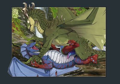 Drakes Having Sex
art by p-sebae
Keywords: dragon;male;feral;M/M;penis;missionary;anal;p-sebae