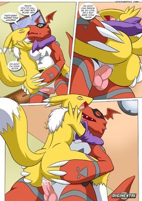 Guilmon and Renamon
art by digihentai
Keywords: anime;digimon;dragon;furry;canine;fox;guilmon;renamon;male;female;anthro;breasts;M/F;cowgirl;penis;vaginal_penetration;closeup;spooge;digihentai