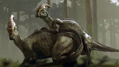 Parasaurolophus Mating
screen capture
Keywords: dinosaur;hadrosaur;parasaurolophus;male;female;feral;M/F;from_behind;cgi;clash_of_the_dinosaurs
