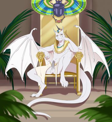 Egyptian Prince
art by peritian
Keywords: dragon;male;anthro;solo;penis;peritian