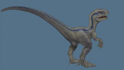 Blue
art by pervdragon
Keywords: jurassic_world;dinosaur;theropod;raptor;deinonychus;blue;feral;female;solo;cloaca;pervdragon