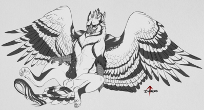 Dynamo
art by phantom.berserkr
Keywords: gryphon;male;feral;solo;penis;phantom.berserkr