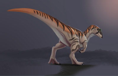 Allosaur
art by phinja
Keywords: dinosaur;theropod;allosaurus;feral;solo;cloaca;phinja