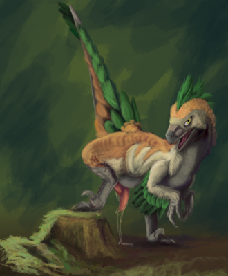 Utahraptor
art by phinja
Keywords: dinosaur;theropod;raptor;utahraptor;male;feral;solo;penis;spooge;phinja
