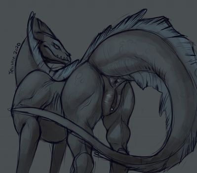 Fish Butt
art by pur3
Keywords: dragoness;female;feral;solo;vagina;pur3