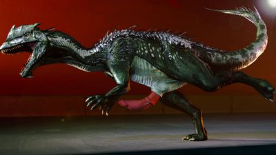 Dilophosaurus
art by purpsy
Keywords: dinosaur;theropod;dilophosaurus;male;anthro;feral;solo;penis;cgi;purpsy