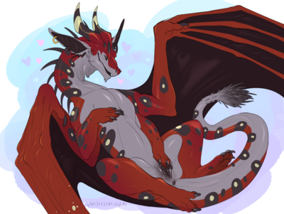 Scarlet Rose
art by qwertydragon
Keywords: dragoness;female;feral;solo;vagina;spread;qwertydragon