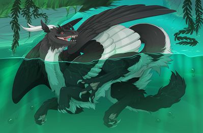 Summertime Whiro
art by qwertydragon
Keywords: dragoness;female;feral;solo;qwertydragon